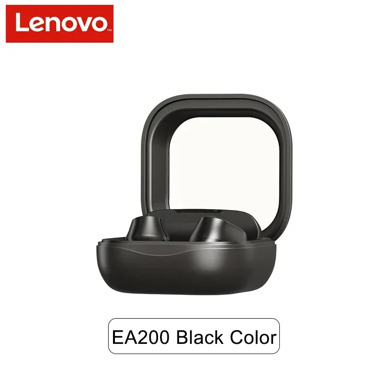 Lenovo EA200 Earphone Wireless Bluetooth 5.4 Headphone HiFi Stereo Game HD Microphone Call Headset f