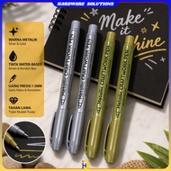 Permanent Marker Metallic Chrome Gold Silver 1.5mm 4 PCS - GN550