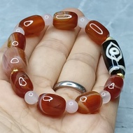 Bracelet bracelet Dzi bracelet Buddha Eye Dzi bracelet (9.5mm)