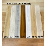 SPC Flooring 4mm (ZT Series) 💥Click System💥