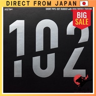 VICTAS VO>102 High Energy Tension Table Tennis Rubber - Soft, Offensive, Available in Red and Black 