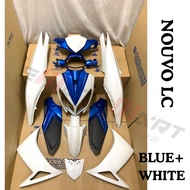 YAMAHA NOUVO LC Cover Set #BMC #LIGHT BLUE + #PEAR WHITE **foc battery cover NUOVO LC  BODY COVER SE