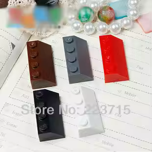 3037 20pcs *Roof Tile 2X4/45* DIY enlighten block bricks,Compatible With Lego Assembles Particles