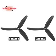 1 pair 5030 3-Blades Direct Drive Propeller Prop CW/CCW for RC Airplane Aircraft (Black)
