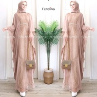 Raisa Kaftan Dress Premium Silk Flowy By FERELINA