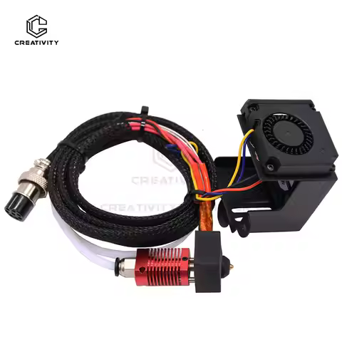 12V/24V 40W Hotend Full Assembled Extruder Kit Printing Head With 4010 Fan For Ender3V2 CR-10 Ender3