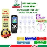 Nikio NK-103A 8-patch electric pulse massage machine - 4 separate massage channels, 60-minute timer