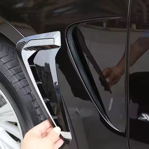 For BMW X5 F15 X5M F85 14-18 Car styling ABS Car Shark Gills Side Fender Vent Decoration Stickers Au
