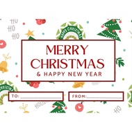 Christmas Greeting CARD - Greeting CARD - Christmas GIFT CARD - Plain Greeting CARD