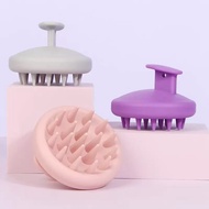 Silicone integrated shampoo brush, cleaning shampoo comb, household scalp and bathroom brush, meridi