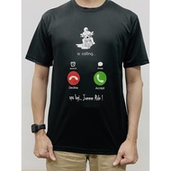 ORIGINAL Dri Fit Micro Fibre black roundneck 'Rider Calling' tshirt (160 GSM)