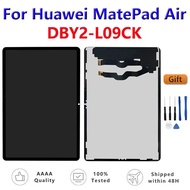 จอแอลซีดีสำหรับ Huawei MatePad DBY2-L09CK อากาศ2023 DBY2-W00 DBY2 W09สัมผัส IPS หน้าจอดิจิตอลอะไหล่ช