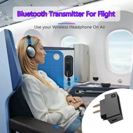 Bluetooth 5.0 Airplane Airline Flight Adapter A2DP Wireless Transmitter Audio Adapter