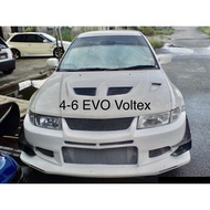 Mitsubishi evolution evo 4 5 6 voltex front bumper canard canards air trim duct cover bodykit body k