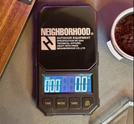 全新！潮牌NBHD NEIGHBORHOOD便攜式手沖咖啡秤自動計時智能電子稱迷你咖啡稱