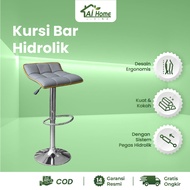 Aihome Living Minimalist Bar Chair Hydraulic Bar Stool Adjustable Swivel Modern Cafe Bar Chair