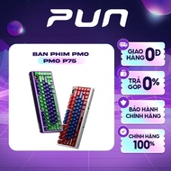 PMO P75 Wireless Mechanical Keyboard (Layout 75%) - RGB LED Bottom & GIF Screen - Tai Chi/White Glut