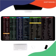 Office Shortcut Mouse Pad 80x30cm / 70x30cm - Large Mouse Pad