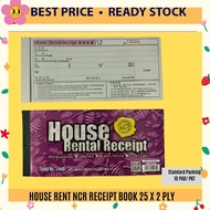 Local Ready STock House Rent NCR Receipt Book 2PLY / Buku Resit Sewa Rumah / House Rental Receipt Bo