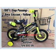 🎉NEW ARRIVALS🎉 100% SIAP PASANG CHILD BIKE DLB1241A BMX XECCON WITH BOTTLE AND BASKET 1217 / 1241