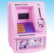Toy Minion Smart Piggy Bank Hello Kitty~ATM ATM Password Box Savings Bank Voice
