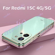 For Redmi 15C 4G Luxury Electroplated Casing For Redmi 15C Redmi15C 4G 5G 2025 Phone Case Luxury Pla