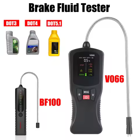 V066 BF100 DOT3 DOT4 DOT5.1 Oil Tester Car Brake Fluid Detector Test Probe Pen Indicator Motorcycle 
