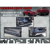 HONDA HRV 2022 VAZOOMA STYLE FULLSET BODYKIT FRONT SKIRT REAR SKIRT SIDE SKIRT MATERIAL ABS CAR BODY