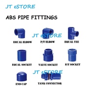 [JT eSTORE] ABS Pipe Fitting/ Socket/ Elbow/ Tee/ End Cap/ Tank Connector/ Poly Nipple - 15mm(1/2") 20mm(3/4") 25mm(1")