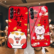 Case Samsung A14 A24 A25 A05 A05s IMLEK CNY - CNY IMLEK glass Softcase Samsung A14 A24 A25 A05 A05s 