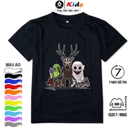 Áo Thun Trẻ Em 99 NIGHTS IN THE FOREST ROBLOX 3 Chất Poly Thái Có Size Lớn Từ 7-95kg Nhiều Màu Áo S