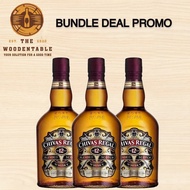 Bundle Of 3 Chivas Regal 12 Years w/Gift Box 700ml