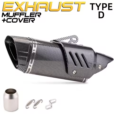 Motorcycle Exhaust Scooter Modified exhaust Akrapovic Muffler pipe Sport Bike R15v3 R25V3 MT25 MT09