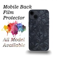 Black Shark 2 / 2 Pro / 3 / 4 / 4 Pro / 5 / 5 Pro 2D 3D Diamond / Fragment Back Film Protector Carbo