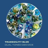 1pc. Dual Toned Magical D20 Dice (sold per piece) for board games