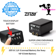 ZITAY 7.2V External Battery for Sony NP-FZ100 Battery For Sony Camera