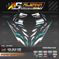 Transparent Stripping yamaha mx 135 old/exciter 135/lc135/jupiter mx 2008-2012