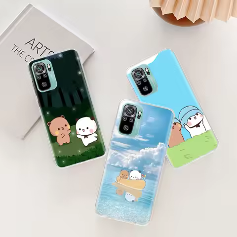 Cute BuBu DuDu Phone Case For Xiaomi Poco M6 X7 X6 X5 Pro X4 X3 GT F7 Mi F6 F5 F4 F3 F2 M5 M5S M4 F1