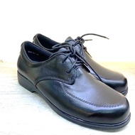 [Foot Tree 042-21] Ladies Comfort Leather Wedge Shoes / Nursing Shoes Black