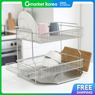 Stopia Dish Drying Rack Sink Shelf Dish Organizer 2-Tier Medium Rack