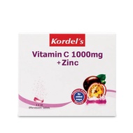 Kordels Vitamin C 1000mg + Zinc Passion Fruit Flavor Effeverscent 10's x3