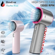 【Cod&Local 】GS1 fan Kipas Turbo Kuasa Berkelajuan Tinggi Super Mudah Alih, Kapasiti 4000mAh  Pelaras