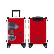 【SNOOPY 史努比】20吋經典旗艦鋁框款行李箱(兩色任選)