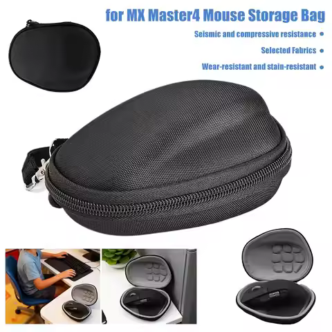 Portable Hard EVA Travel Case For Logitech MX Master 4 Wireless Mouse Waterproof Mice Bag For Logite
