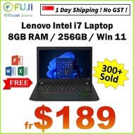 Lenovo Laptop / Intel i7 &amp; Intel i5 / SSD Drive / 16GB RAM / 256GB SSD / Windows 11 + Free MS Office / Local Seller / Fast Shipping!