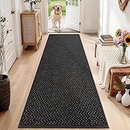 COSY HOMEER Hallway Runner Rug 2'7"x10' Non Slip Washable Entryway Runner Rugs Absorbent Stain Resis