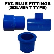 PVC Blue Fittings 1/2" to 2" ( Coupling Reducer , Tee , Bushing Reducer )