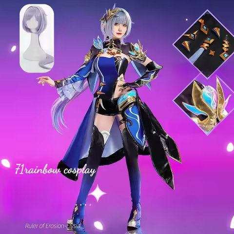 Elysia Cosplay Honkai Impact 3 Elysia Cosplay Costume Full Sets Uniforms Wig Clothes Game Honkai Imp