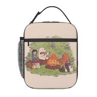 We Bare Bears Portable Large Capacity Insulated Thermal Cooler Lunch Box Bag Insulation Tote Picnic Food Bento Bags