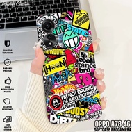 OPPO A78 4G Softcase - Case OPPO A78 4G (GRAFF) Silicone OPPO A78 4Ghp - Casing OPPO A78 4Ghp - Casi